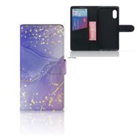 Hoesje voor Samsung Xcover Pro Watercolor Paars - thumbnail