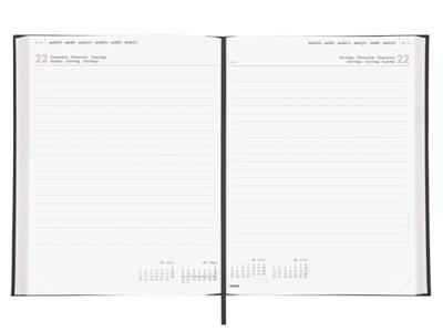 Agenda Finocam DYNAMIC MILANO Zwart 21 x 27 cm 2026