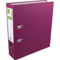 Q-CONNECT ordner, voor ft A4, uit Recycolor papier, rug van 8 cm, paars - thumbnail