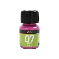 Creativ Company Permanente glasverf - roze, 30ml - thumbnail