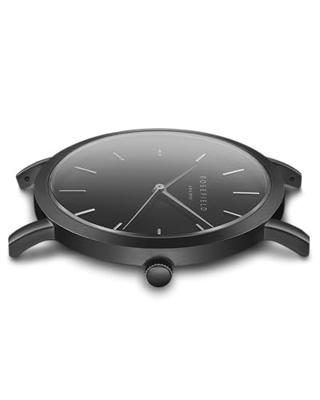 Rosefield The Mercer Quartz Polshorloge Vrouw Zwart