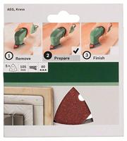 Bosch Accessoires Schuurblad 105mm | G80 | Rw | 6 Gaten | Velc | 5-delig - 2609256A57 - thumbnail