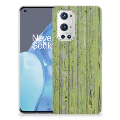 OnePlus 9 Pro | Bumper Hoesje | Green Wood