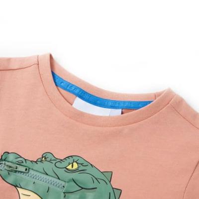 Kindershirt 104 lichtoranje - thumbnail