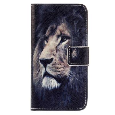 Sony Xperia XA Ultra horizontaal Leeuw patroon PU leren Flip Hoesje met houder en opbergruimte voor pinpassen & geld