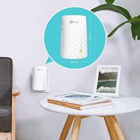 TP-Link AC750 Universal Dual Band Range Extender, Broadband/Wi-Fi Extender, Wi-Fi Booster/Hotspot with Ethernet Port, Plug and Play, Smart Signal Indicator, UK Plug (RE220) ,White - thumbnail