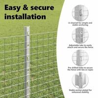 VidaXL Hek met paal zilver 0,8 x 10 m staal - thumbnail