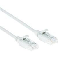 ACT DC8901 LSZH U/UTP CAT6 Datacenter Slimline Patchkabel Snagless | RJ45 connectoren | Wit | 1 meter - thumbnail