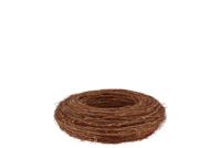 Krans iepentakken naturel 29x9cm - thumbnail