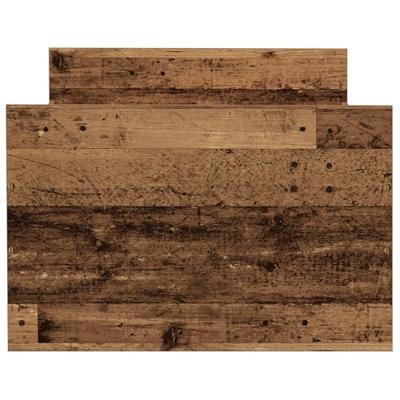 Bedframe met hoofdeinde Oud hout 75 x 190 cm Bewerkt hout
