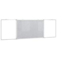 Whiteboard magnetisch inklapbaar 200x60x1,7 cm aluminium - thumbnail