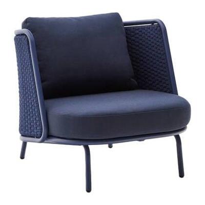 Kave Home Outdoor Fauteuil 'Sedalis' Touw, kleur Donkerblauw
