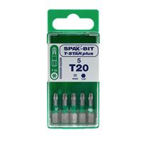 Spax schroefbit T-star Torx TX20 groen (5st) - thumbnail