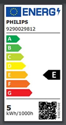 Ledlamp Philips 4,9 W GU10 550 lm (3000 K)