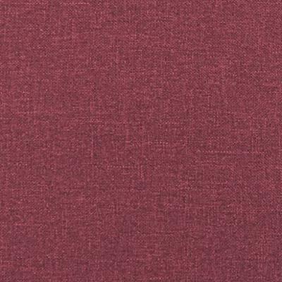 Driezitsbank 180 cm stof wijnrood