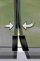 Muskietennet Schellenberg Deuren Magnetisch 90 x 210 cm Antraciet Glasvezel - thumbnail