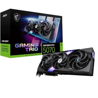 MSI Nvidia GeForce RTX 5070 Videokaart GeForce RTX 5070 12G GAMING TRIO OC 12 GB GDDR7-RAM PCIe x16 HDMI 2.1, DisplayPort 2.1