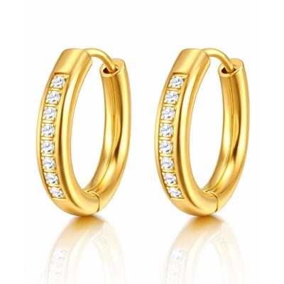 Cilla Jewels Oorringen Goudkleurig Zirkonia Cilla Jewels Oorringen Goudkleurig Zirkonia