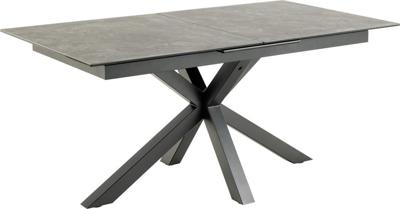 Sohome Uitschuifbare Eettafel 'Parker' Keramiek, 168-210 x 90cm, kleur zwart Sohome Uitschuifbare Eettafel 'Parker' Keramiek, 168-210 x 90cm, kleur zwart