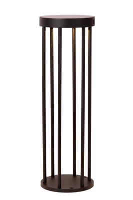 Lucide JACKSON - Sokkellamp - Zonne-energie - Ø 16 cm - LED Dimb. - 1x2W 3000K - IP65 - Beweging & dag/nacht sensor - Zwart Lucide JACKSON - Sokkellamp - Zonne-energie - Ø 16 cm - LED Dimb. - 1x2W 3000K - IP65 - Beweging & dag/nacht sensor - Zwart