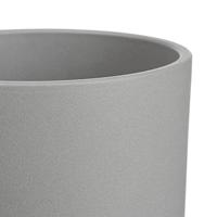 Mica Decorations bloempot Era rond 28x26cm grijs mat - thumbnail