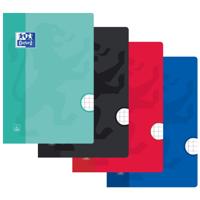 Schrift Oxford School A4 ruit 10x10mm 72 pagina&apos;s 80gr assorti | 10 stuks - thumbnail
