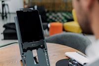 BakkerElkhuizen Ergo-Q Hybrid Pro Notebookstandaard Zwart - thumbnail