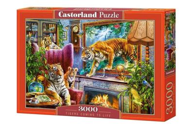 Tigers Coming to Life Puzzel 3000 Stukjes Tigers Coming to Life Puzzel 3000 Stukjes