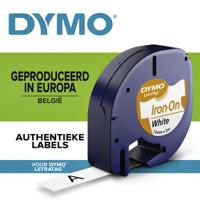 Dymo LetraTAG opstrijkbare tape 12 mm, wit - thumbnail