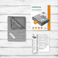 Medisana HB 680 Elektrisch deken 120 W Grijs Pluche - thumbnail