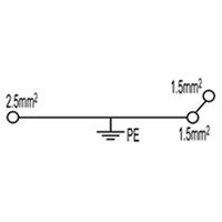 Weidmüller 1016400000 Aardklem Schroeven Groen-geel 100 stuk(s) - thumbnail