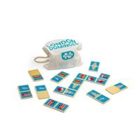 Bigjigs houten londen dominospel, 28dlg. - thumbnail