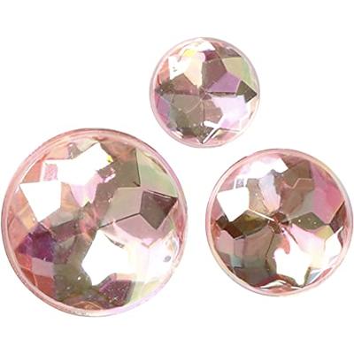 Creativ Company Strasstenen, afm 6+8+10 mm, roze, 40 stuk/ 1 doos