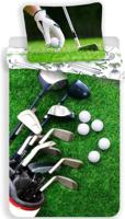 Dreamee Dekbedovertrek Golf 140 x 200 cm - 70 x 90 cm - thumbnail