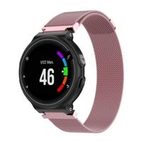 Milanese polsband horlogeband voor Garmin Forerunner 235 26cm (roze) - thumbnail
