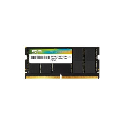 Silicon Power SP032GBSVU560F02 geheugenmodule 32 GB 1 x 32 GB DDR5 SODIMM 5600 MHz ECC