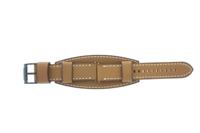 Horlogeband Fossil BQ2054 Onderliggend Leder Bruin 22mm - thumbnail