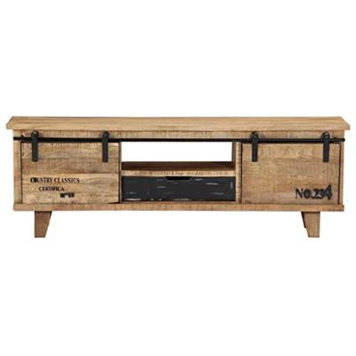 Tv-meubel 120x30x40 cm massief mangohout
