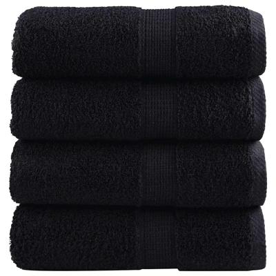 VidaXL Gastendoekjes solund 4 st 600 g/m² 30x50 cm zwart VidaXL Gastendoekjes solund 4 st 600 g/m² 30x50 cm zwart