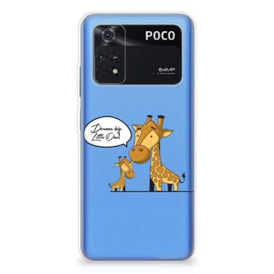 Xiaomi Poco M4 Pro 4G Telefoonhoesje met Naam Giraffe Xiaomi Poco M4 Pro 4G Telefoonhoesje met Naam Giraffe