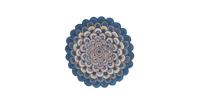Ted Baker - Masquerade Round Blue 160008 - 150 rond Vloerkleed - thumbnail