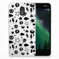 Silicone Back Case Nokia 2 Silver Punk - thumbnail