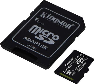 Micro SD-Kaart Kingston SDCS2/256GB 256 GB