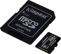 Kingston microSDXC geheugenkaart - 256GB A1 Video Class V30 UHS-I - thumbnail