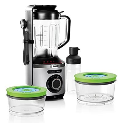 2-in-1 vacuümblender - BOSCH - VitaPower Serie 8 MMBV625M - 1000 W - roestvrij staal / zwart