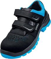 uvex 2 xenova® 9553245 Veiligheidsandalen ESD S1P Schoenmaat (EU): 45 Zwart, Blauw 1 paar - thumbnail
