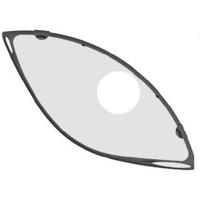 Hesling jasbeschermer 28" "linea" met slotgat zwart - thumbnail