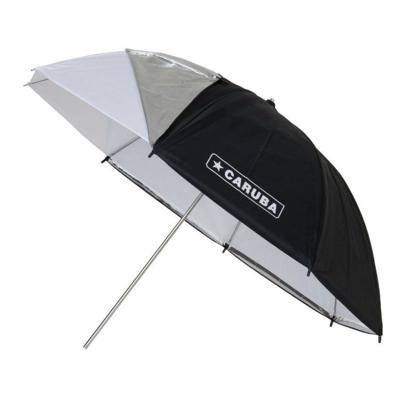 Caruba Flash Umbrella 153 cm (silver + black cover)