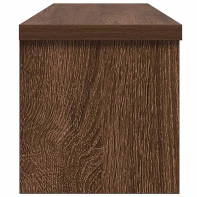 VidaXL Keukenrekken stapelbaar 2 st 60x15x16 cm bruin eikenkleur