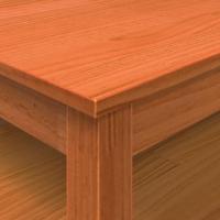 Salontafel 100x100x40 cm massief grenenhout wasbruin - thumbnail